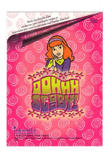 CHASE Inkworks 2003 Scooby Doo Mysteries & Monsters - select 1 sticker card - Picture 9 of 11