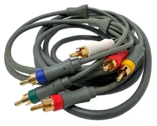 Official OEM Microsoft Xbox 360 Audio Video AV Component HD Cable Cord Genuine