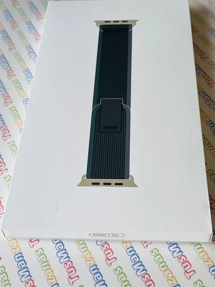 CORREA ORIGINAL APPLE WATCH TRAIL LOOP AZUL / NEGRO M/L ULTRA 3 2 SERIES 11 46mm - Imagen 3 de 4