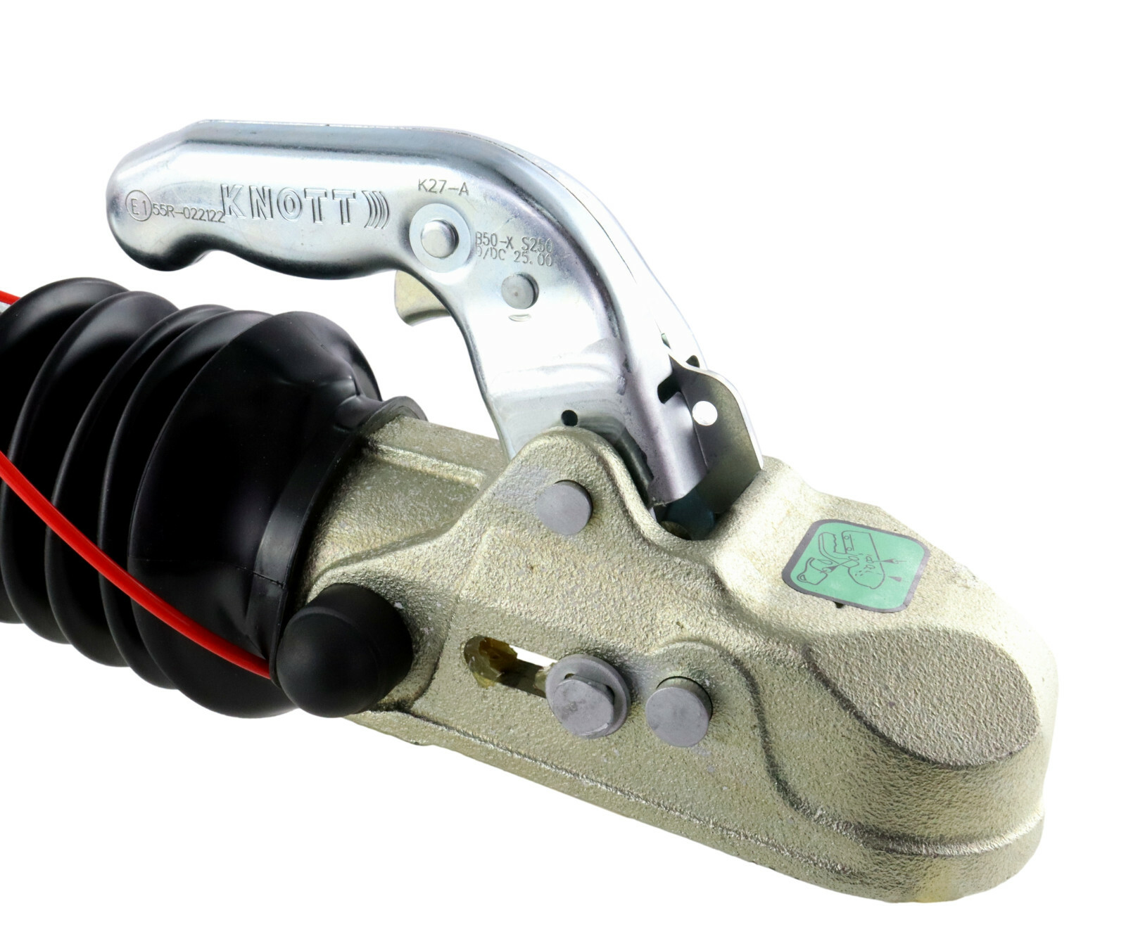 Knott - Freno di emergenza originale con giunto sferico KF 13 E con KK 14, 750-1400 kg, KF13, senza console, freno adatto per Knott 202598.001 202598001
