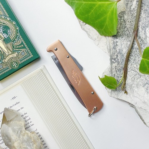 Mercator Otter Messer Traditional German Pocket Knife Carbon Steel in Copper - 第 4/6 張圖片