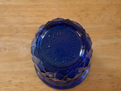 Vintage Cobalt Blue Pineapple Shaped Toothpick Holder - Picture 6 of 7