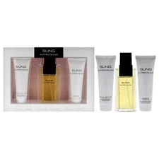 Sung by Alfred Sung for Women - 3 Pc Gift Set 3.4oz EDT Spray & More