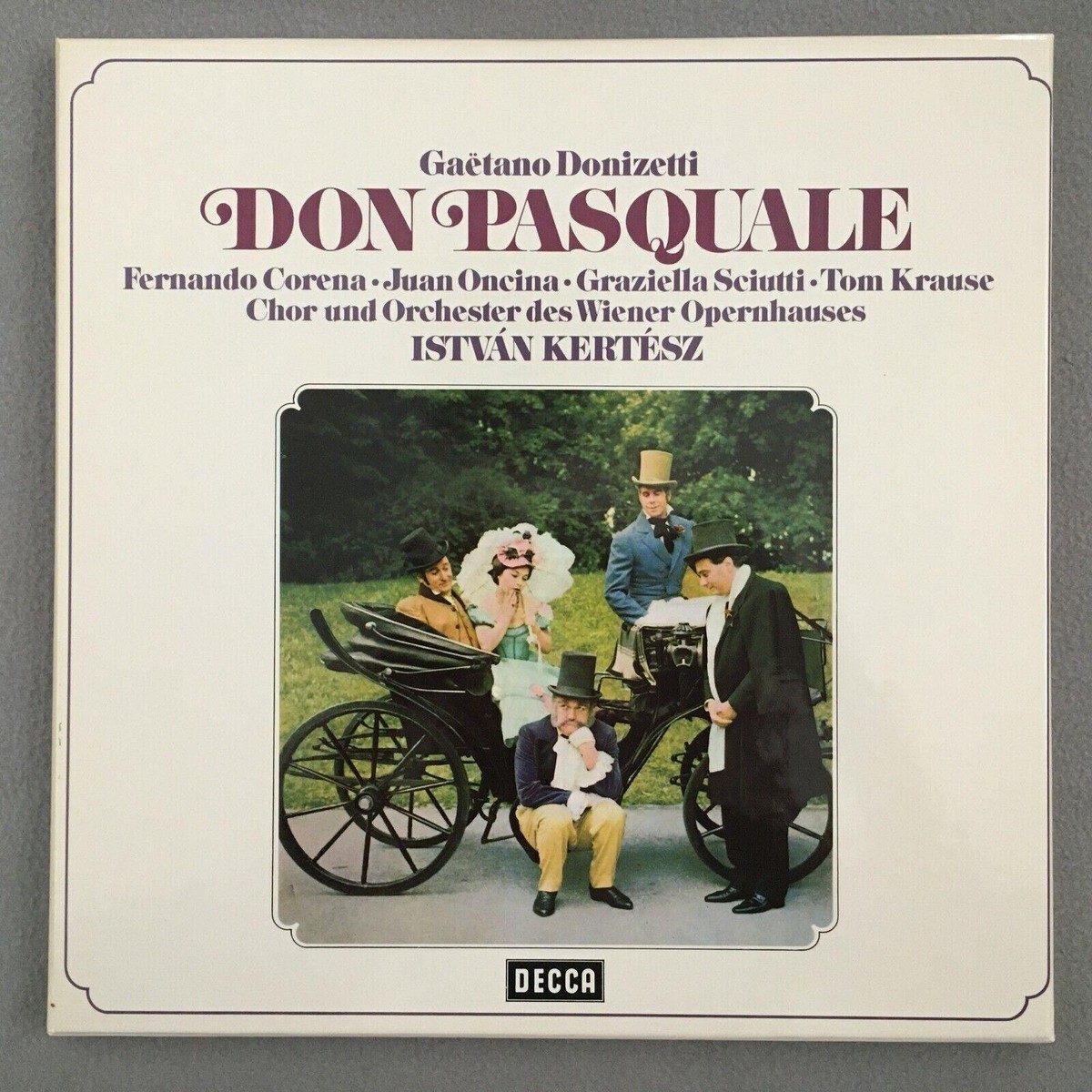 G638 Donizetti Don Pasquale Corena Krause Kertesz 2LP DECCA