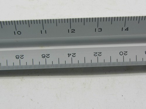 Teledyne Post Plastic Triangular 38CT-660 Architects Scale Ruler Made in Japan - Picture 5 of 9