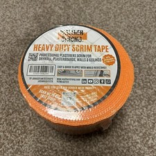 Walther Strong 100mm x 90m Plasterers Orange Scrim Tape - Double Adhesive