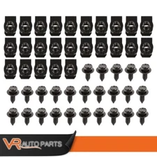 Fender Body Bolts & U Nuts 5/16-18 x 7/8" x 3/4" Washer 1/2" Hex Head 50PCS Kit