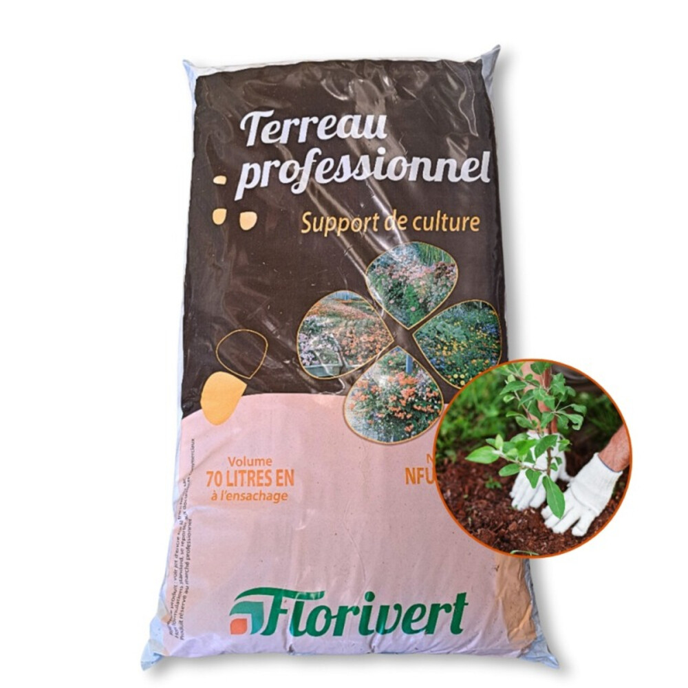 Substrat MYCOR100 70L fertilisé pour booster la croissance racinaire
