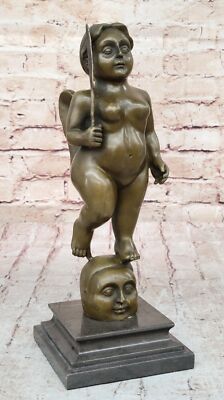 Botero Figurative Abstract Art Sensual Nude Female Woman Bronze Marble Figurine