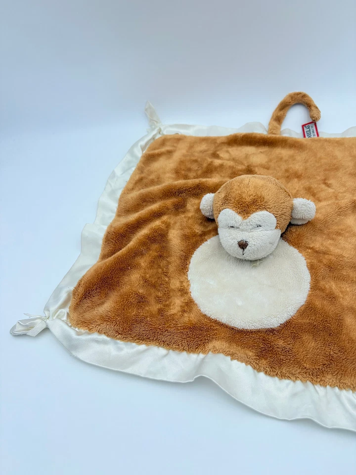 Douglas Monkey Lovey Security Blanket Satin Knot Twists 1341.1 - Image 4 of 4