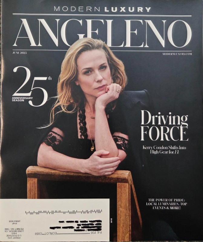 Angeleno Modern Luxury Magazine Fashion and Home Issue June 2025 New