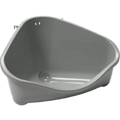 CORNER LITTER TRAY - (Small to Large)- Moderna Pet Animal Toilet Pan Waste Box