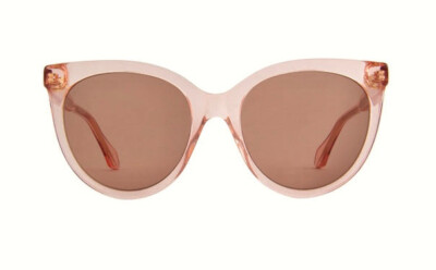 GUCCI Seasonal Icon Pink Transparent Frame W/ Brown Lens Cat 
