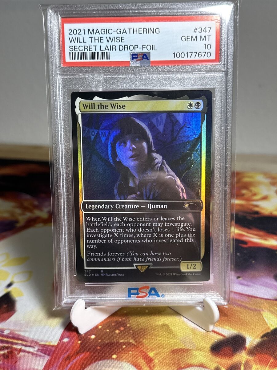 Stranger Things Magic The Gathering MTG Will The Wise Secret Stranger Things Magic The Gathering MTG Will The Wise Secret