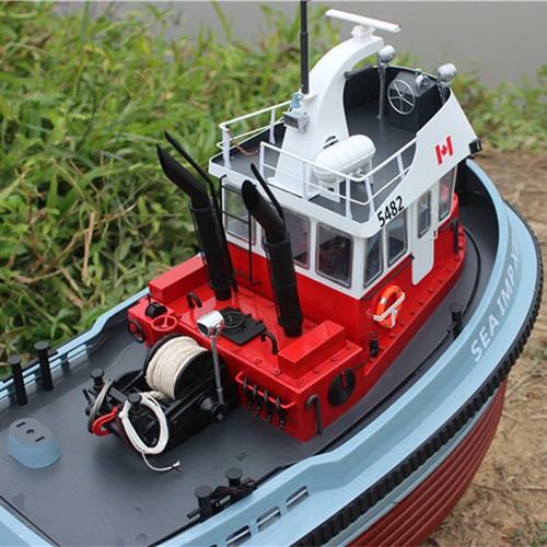 SEAMIP TUG Scale 1:20 500mm 17" Fiberglass Hull RC Model Ship Kit - Picture 2 of 23