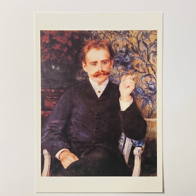 Vintage Postcard  Portriat Of Albert Cahen D  Anvers  Pierre Auguste Renoir P2