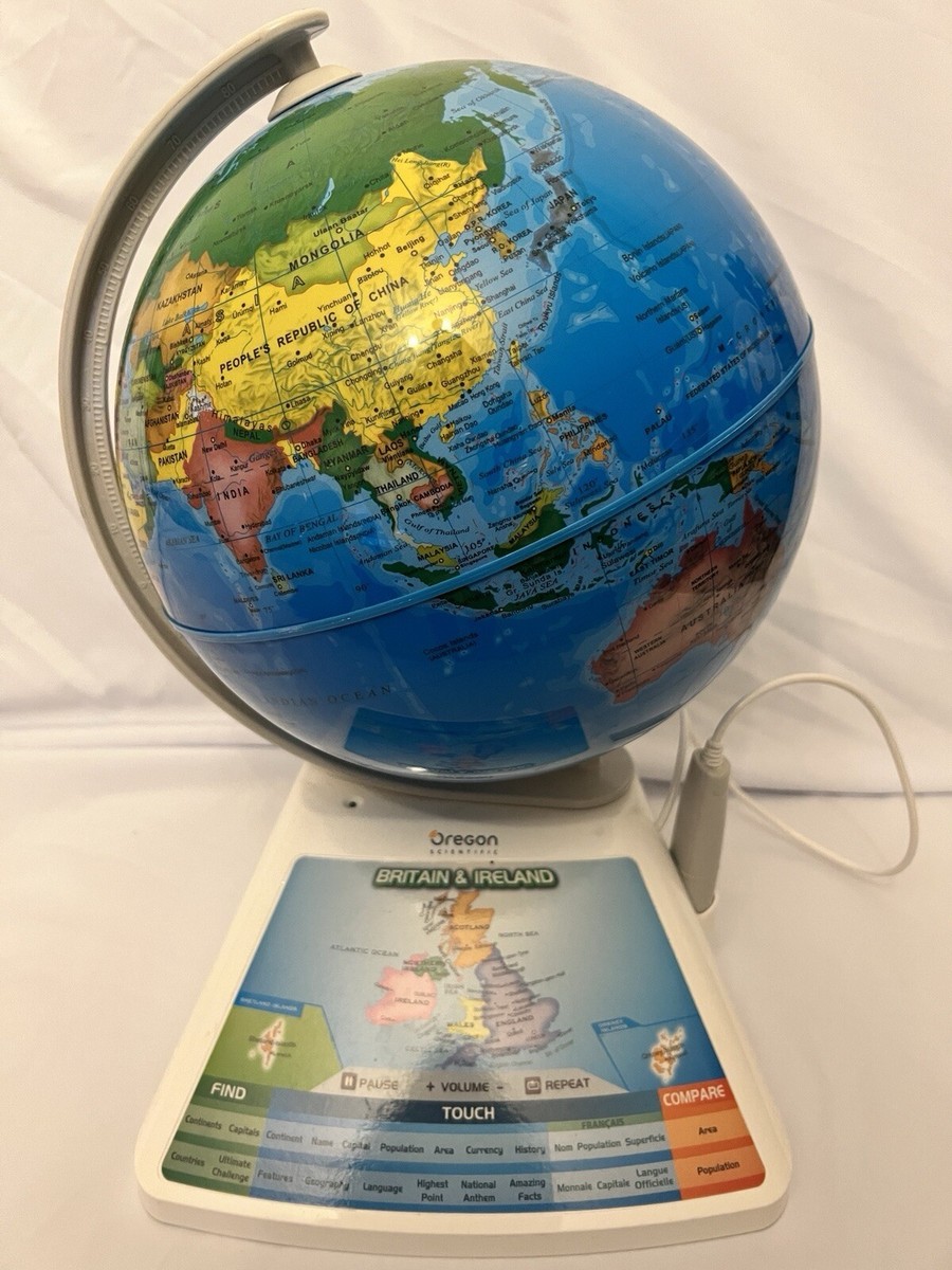 Oregon Scientific SG268R Smart Globe Adventure Interactive Educational Toy  XMAS