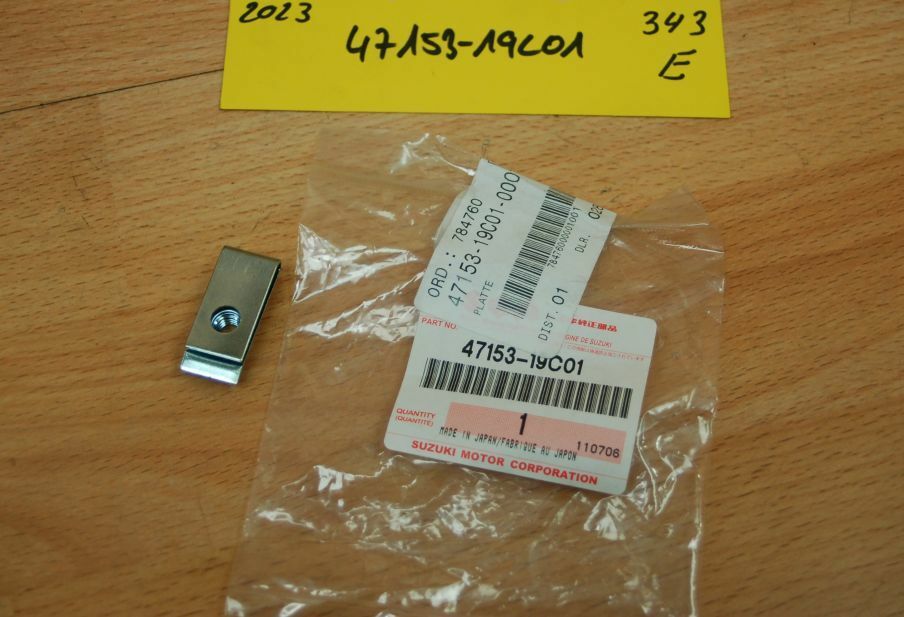 Suzuki Platte 47153-19C01 Original Genuine NEU NOS xs2023 | eBay