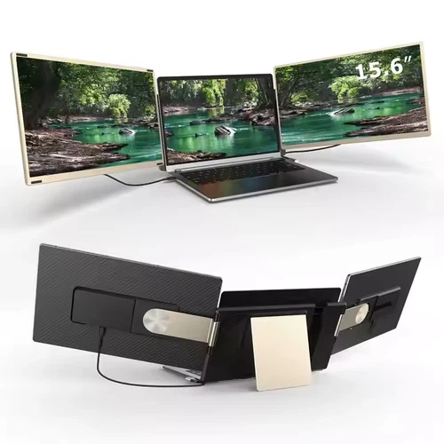 Triple Monitor 15.6 Inch Portable Monitor 1080P Laptop Screen