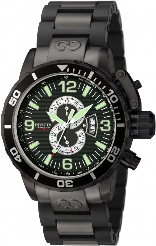 Invicta Corduba Ibiza 52mm Mitternachtsschwarz W Chronograph & Date- Link - Bild 3 von 4