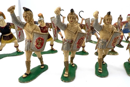 Marx Warriors of the World Roman Gladiator 60 MM Army Men Hong Kong Vintage - Picture 4 of 11