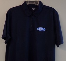 Ford Motors Logo Embroidered Mens Polo Shirt XS-6XL, LT-4XLT Bronco Mustang New