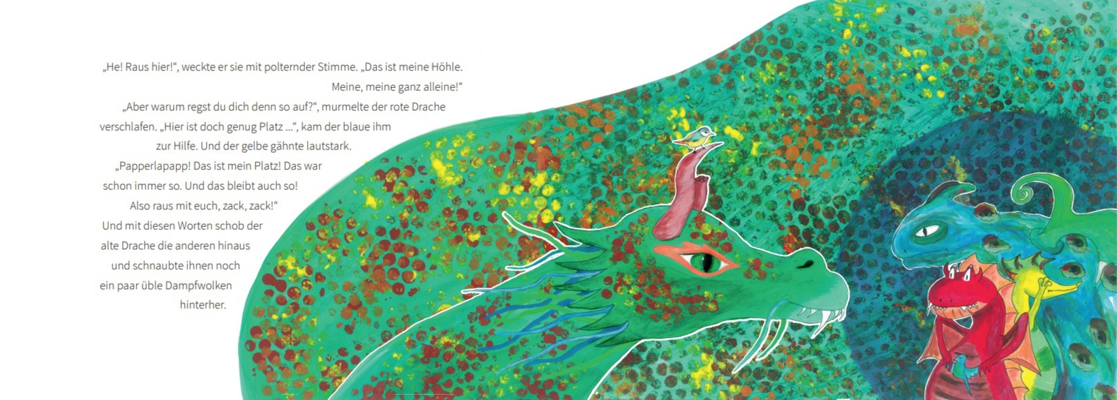 Thumbnail - Drei Kunterbunte Drachen Iris Fedrizzi