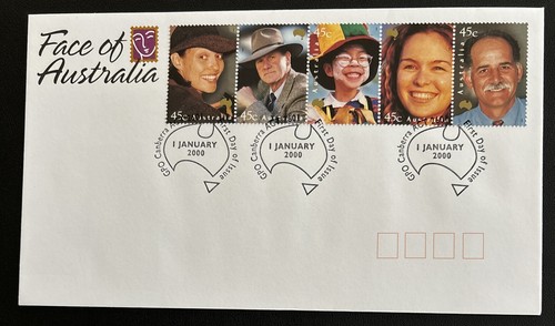 Australia FDC 2000 Face Of Australia