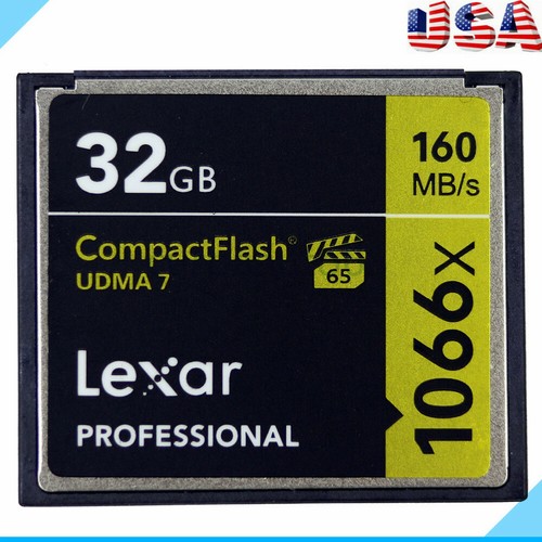 New Lexar 16/32/64/128GB 1066X Compact Flash CF Memory Card UDMA7 For Camera - Picture 6 of 9