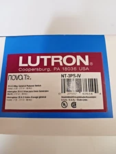 LUTRON NT-3PS-IV 20 AMP, 3-WAY LINEAR SLIDE SWITCH