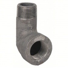 3/4" 90 Degree Black Iron Street Elbow Female x Male NPT Threaded Class 300 USA