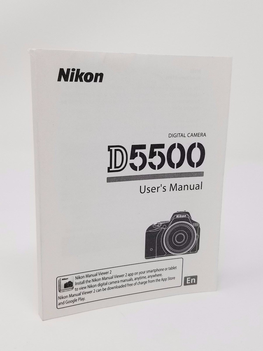 Nikon D5500 5500 Instruction Owners Manual D5500 Book NEW | eBay