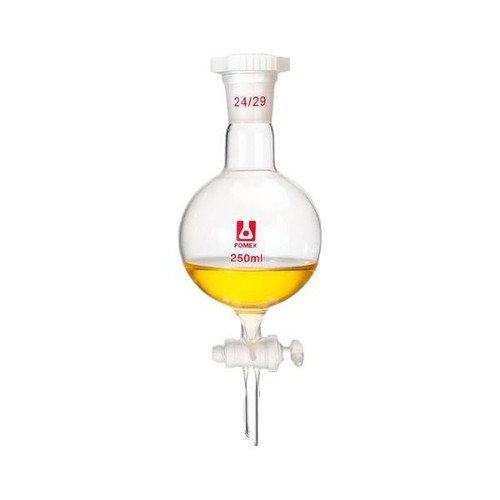 Lab Glassware Chemistry Spherical Separating Funnel 250ml-5000ml Borosilicate GB - Picture 3 of 8