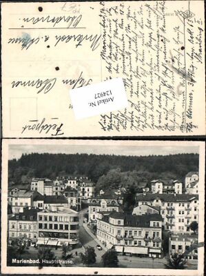 124927,Marienbad Hauptstrasse Geschäfte 