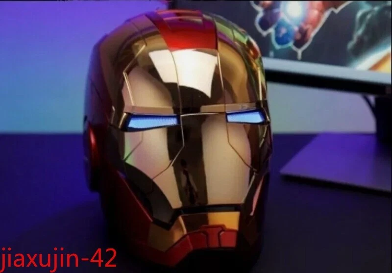 AU Stock Autoking Gold Iron Man MK5 Helmet Electronic Voice Activated Open&Close - image 3 of 4
