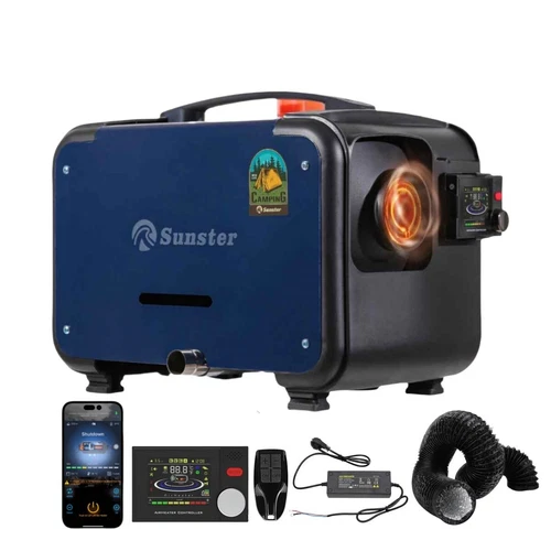 12V 24V Dieselheizung Standheizung LCD Bluetooth diesel heizung w/230V Adaptor
