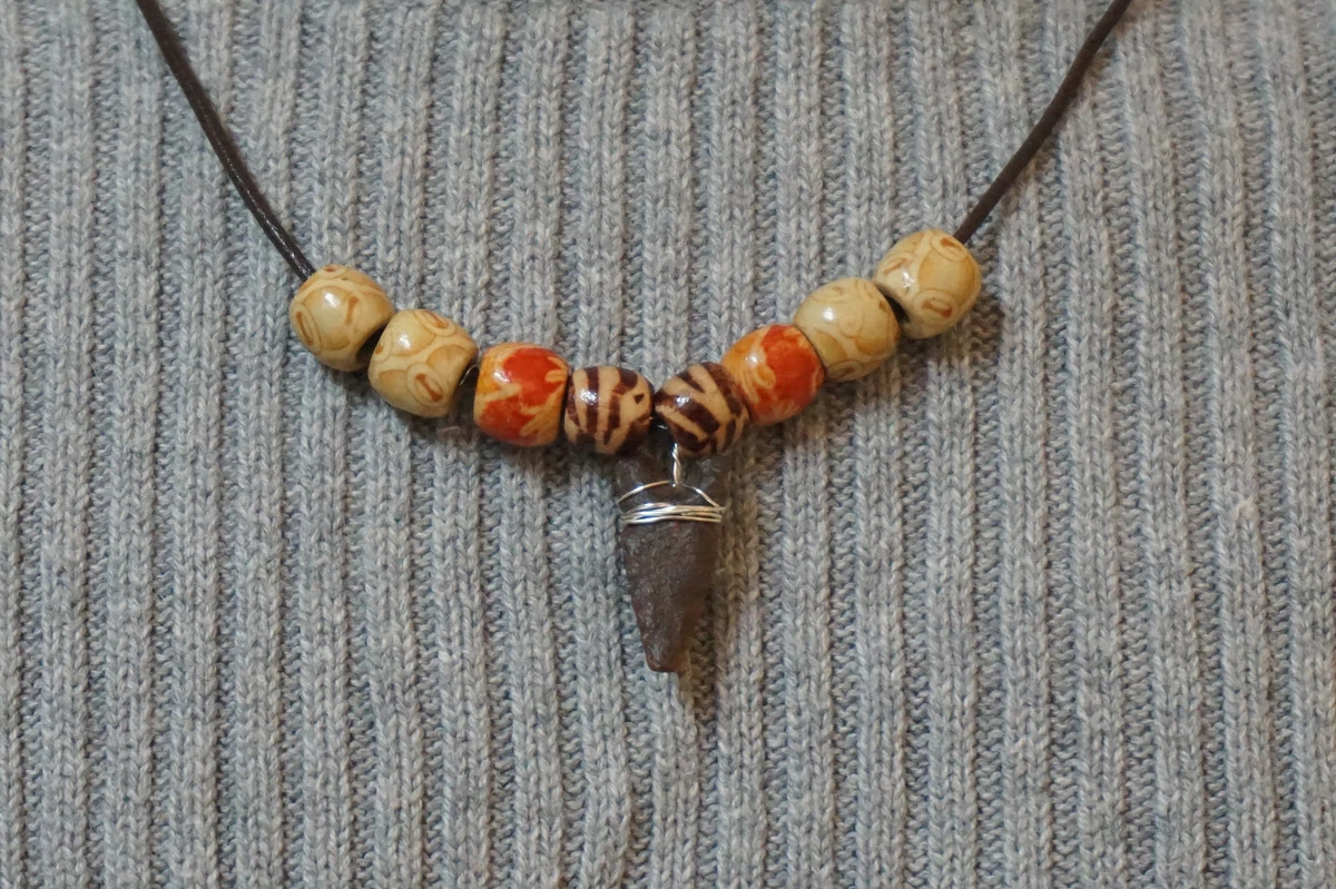 Authentic Native American Indian Birdpoint Arrowhead Necklace Missouri 17