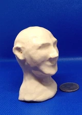 "Knucklehead" - Clay sculpture, hand made. Glazed. It will make a nice present.