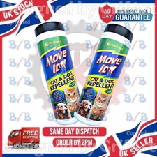 TWO CAT AND DOG DETERRENT NON TOXIC REPELLER KEEP OFF GARDEN LAWN OUTDOOR POWDER