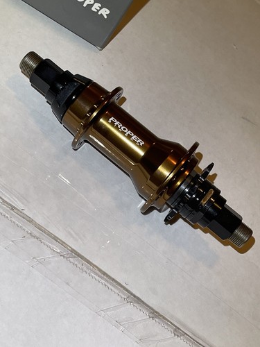 Proper microlite front hub 3/8 36H black | eBay