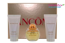 Attraction By Lancome 3PC Gift Set 1.7oz EDP+1.7oz BL+1.7oz Bath and Shower Gel