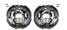 Pair Dexter D44 10"x 2.25" Brake Backing 4400# Plate NevRAdjust Special 4 Mount