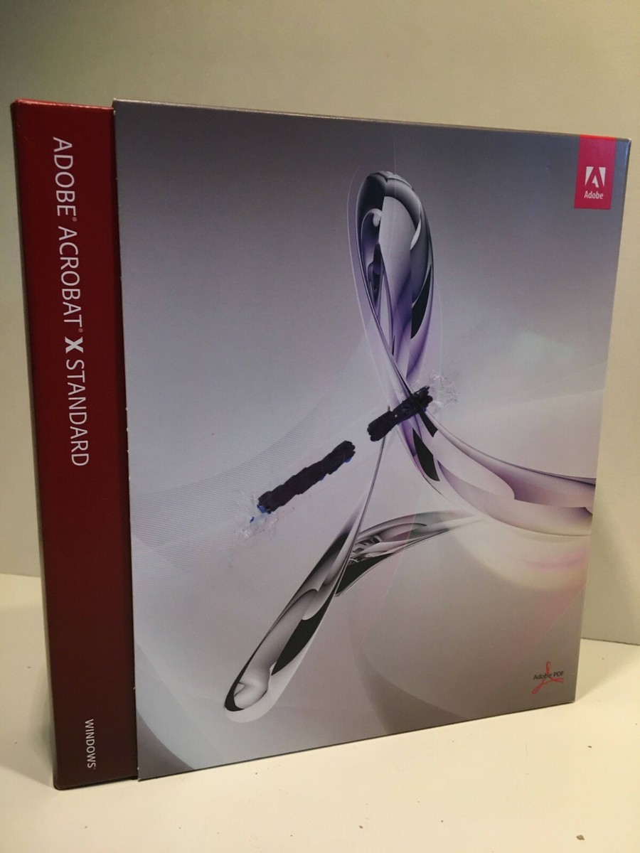 Adobe Acrobat X Standard Windows バンドル版 ☆シリアル番号付き