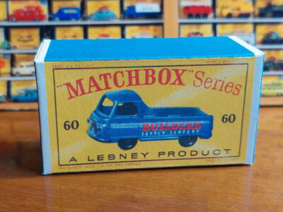       Matchbox No. 60 Morris J2 Pick-Up B Repro Box 280g  Druck &Verb. gut      
