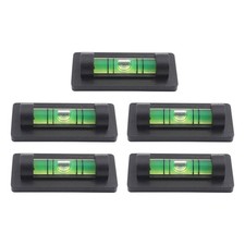 Mini Bubblelevel Leveling Tool 5 Pieces with Adsorptive Base Small-size Portable