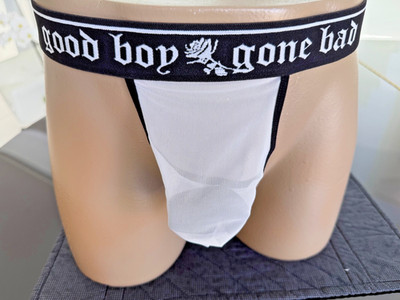 Good Boy Gone Bad Strapless Mesh Jockstrap with ''C'' Ring Pouch Support Size XL