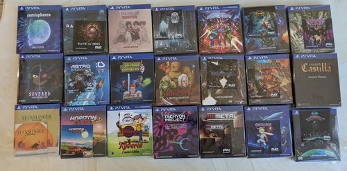 MINTY PlayStation PS Vita Play Asia Limited Edition Games FACTORY SEALED New