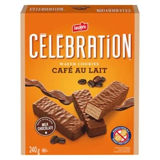 Leclerc Celebration Café au Lait Wafer Cookies, 240g/8.5 oz