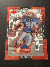 Barry Sanders Thurman Thomas 1996 Upper Deck Hot Properties Card HT-20