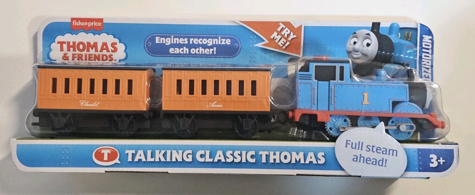 NEW 2025 Thomas And Friends Talking Thomas Motorized Train With Annie & Clarabel